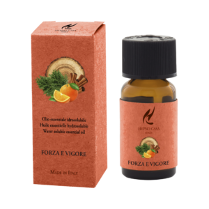 Essenza idrosolubile con olii essenziali Forza e Vigore