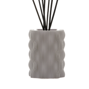 Confezione Regalo diffusore a bastoncino porta ricarica da 200 ml colore grigio chiaro