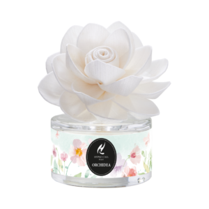 Diffusore con fiore 30 ml senza alcol Orchidea