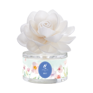 Diffusore con fiore 30 ml senza alcol Blu